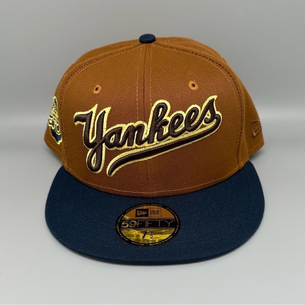 New Era 59FIFTY New York Yankees 1996 World Series Brown Fitted Hat Men 7 1/2